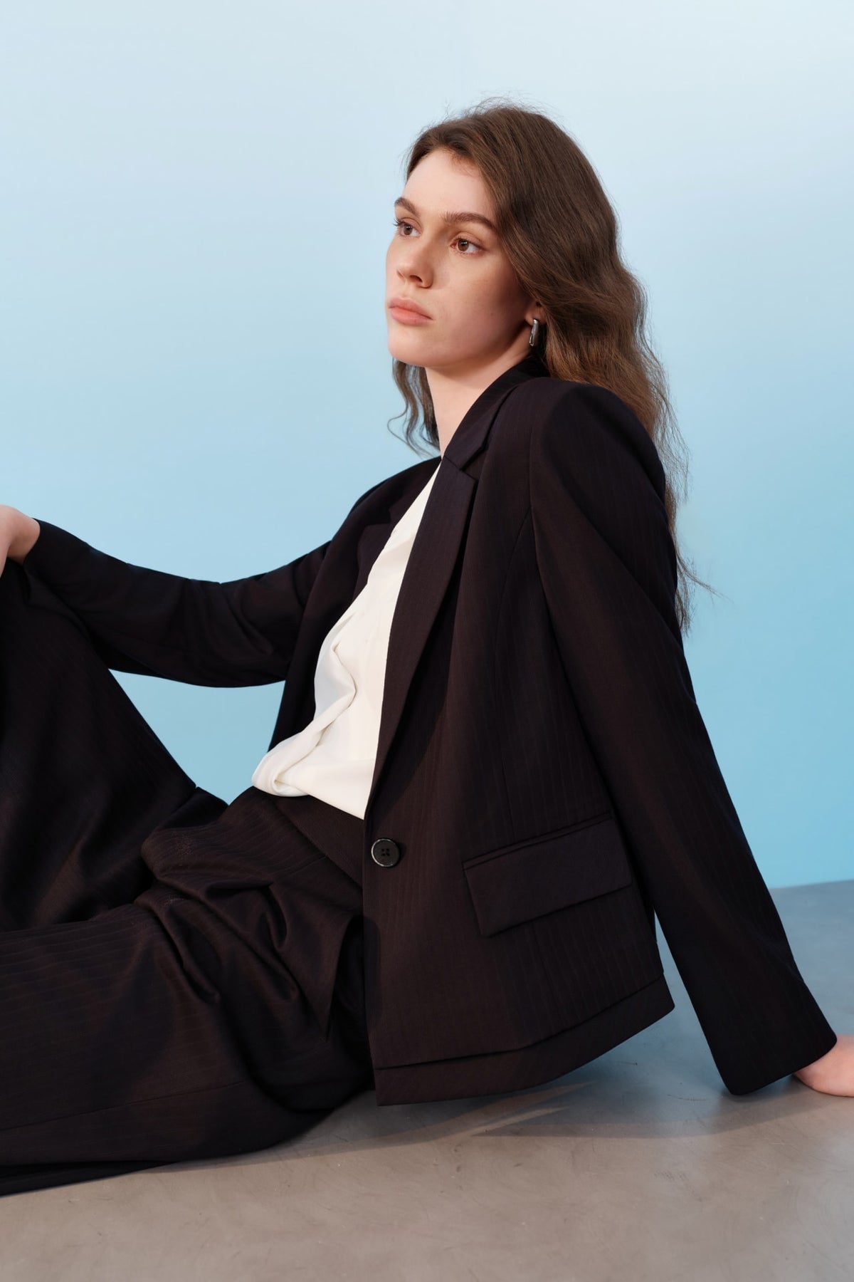 G2000 - Suits - Cool Touch Stripe Relax Fit Suit Blazer