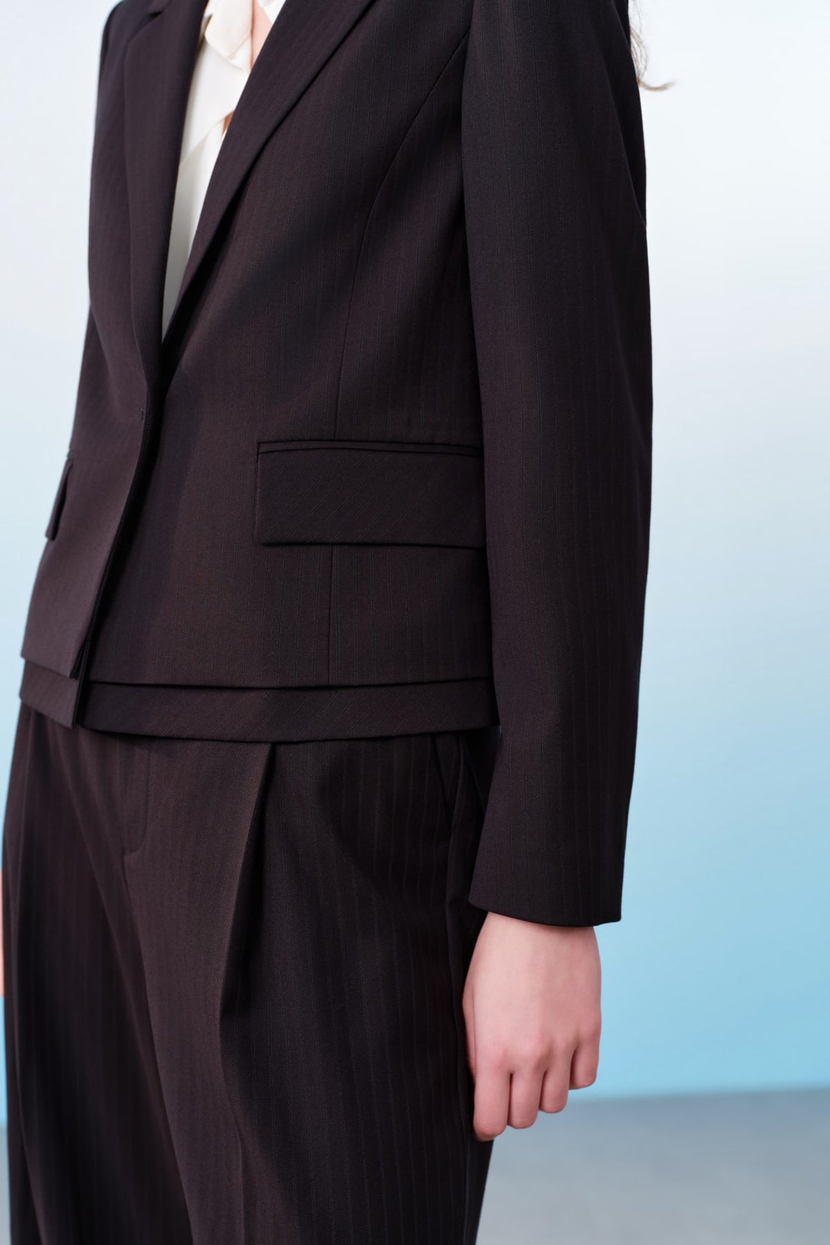 G2000 - Suits - Cool Touch Stripe Relax Fit Suit Blazer