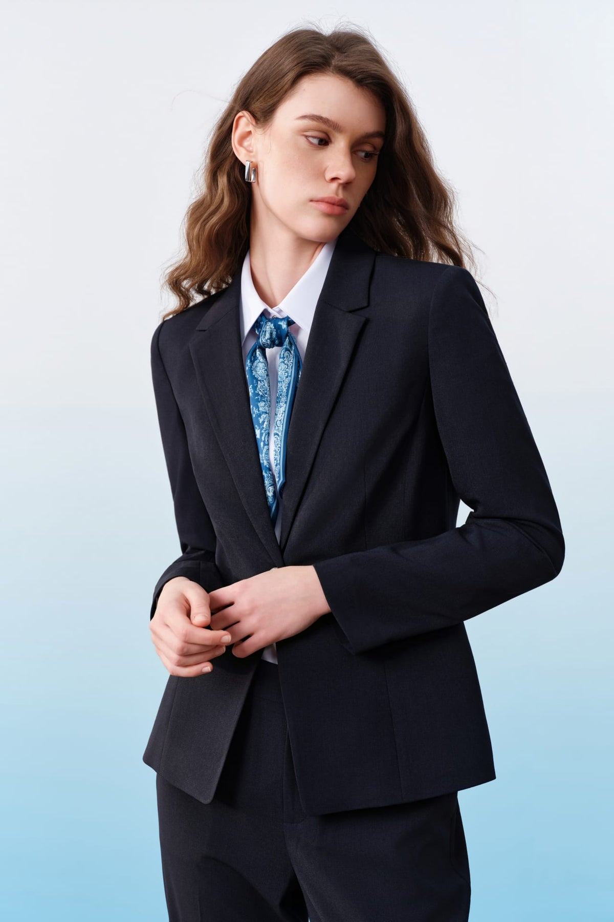 G2000 - Shirts - Modal Blend Twill Slim Fit Long Sleeve Shirt