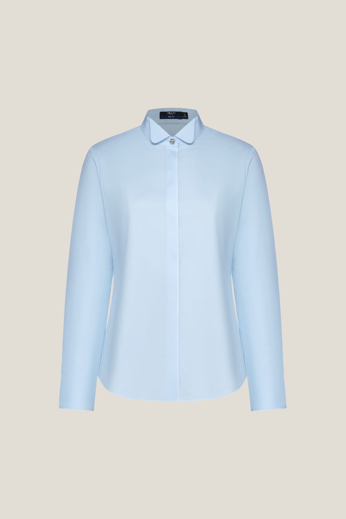 G2000 - Shirts - Modal Blend Poplin Slim Fit Long Sleeve Shirt - Slim - Country Air