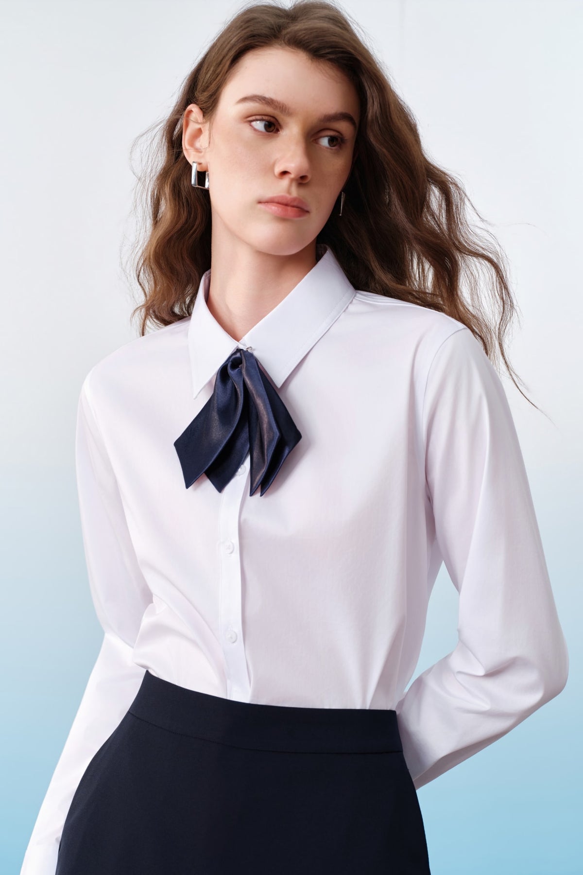 G2000 Shirts Easy Care Fine Twill Long Sleeve Shirt White Comfort