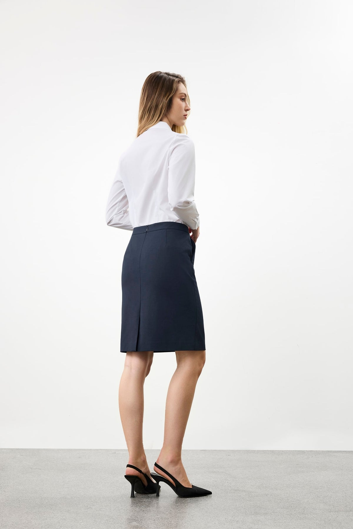 G2000 Shirts Non-Iron Cotton Blend Poplin Long Sleeve Shirt