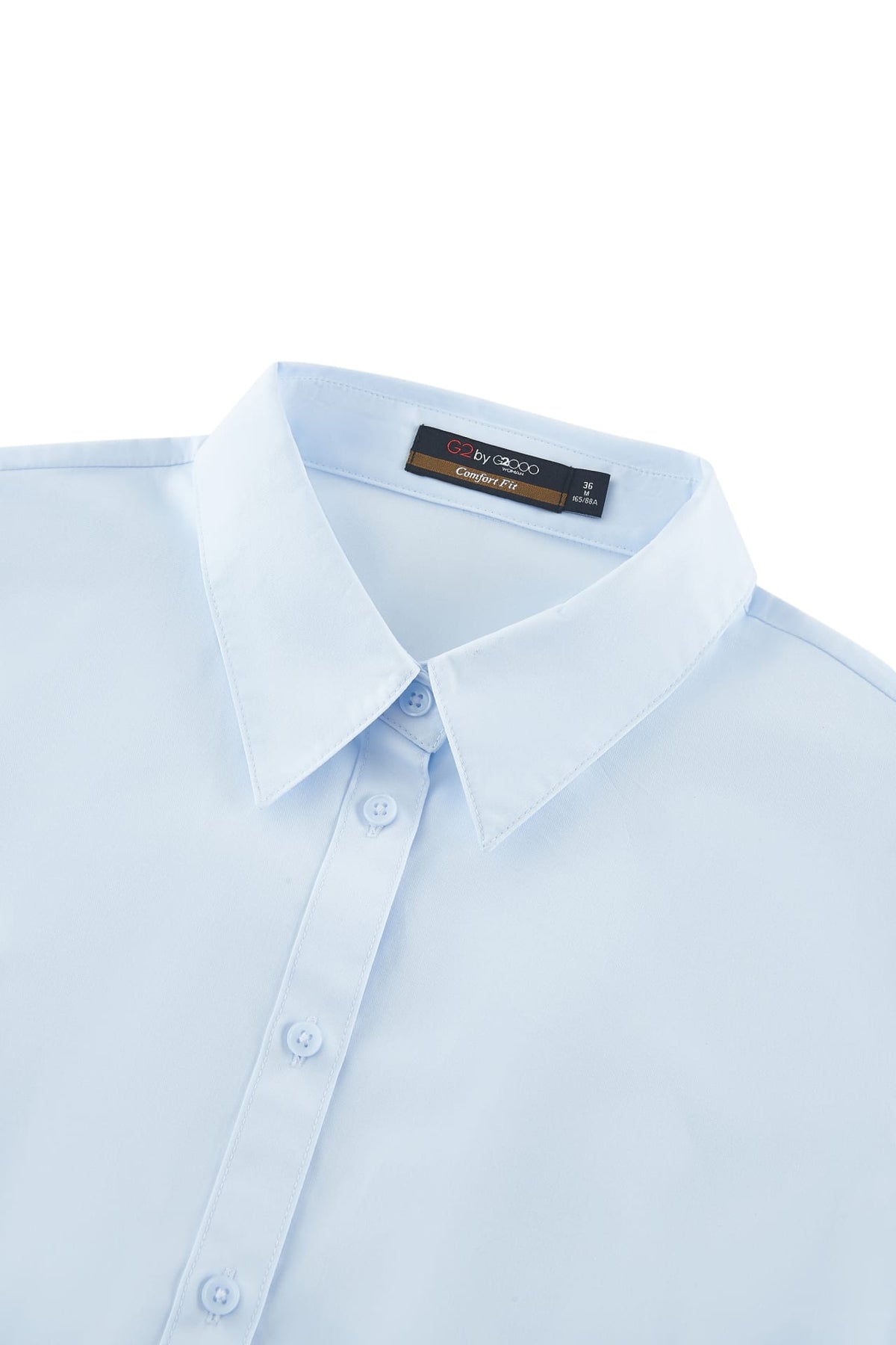 G2000 Shirts Non-Iron Cotton Blend Poplin Long Sleeve Shirt