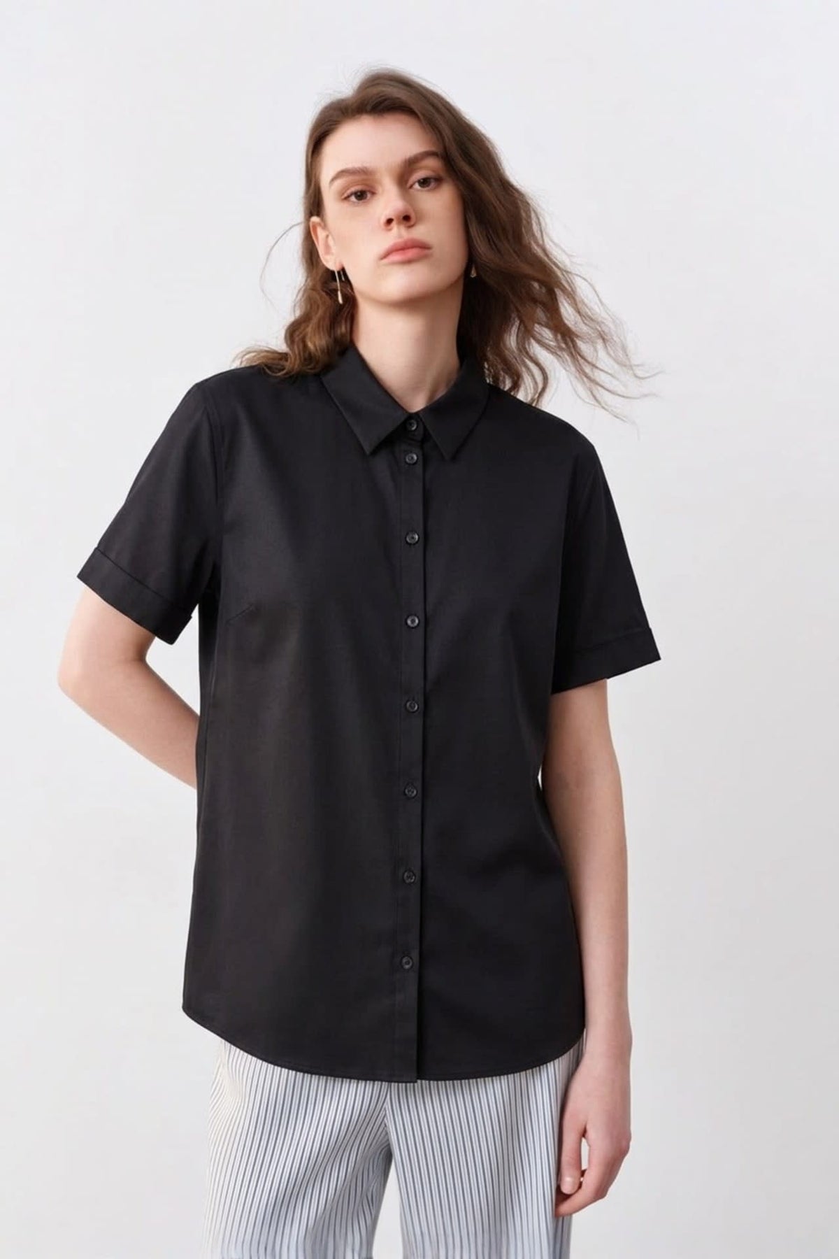 G2000 Shirts Easy Care Fine Twill Slim Fit Short Sleeve  Shirt
