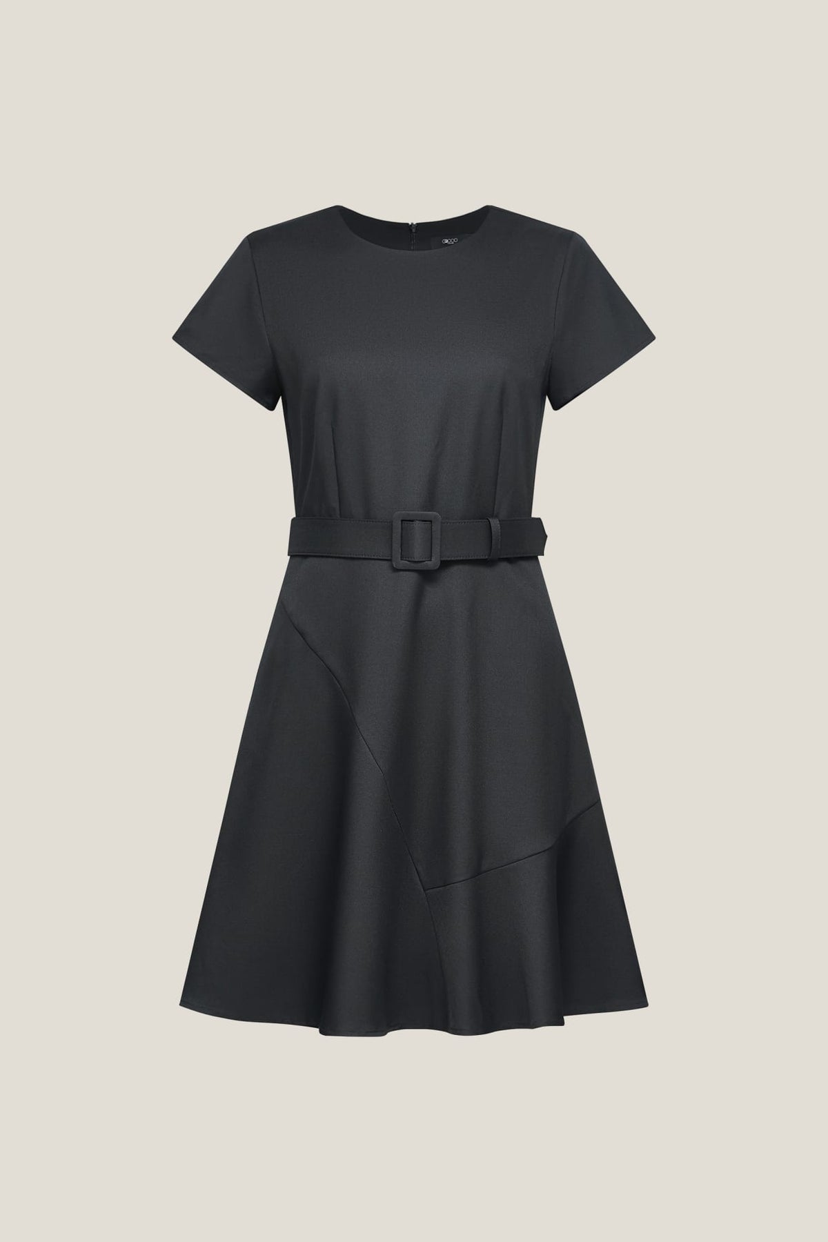 G2000 Dresses Three-Proof Finish Round Neck Short Sleeve Fit & Flare Dress