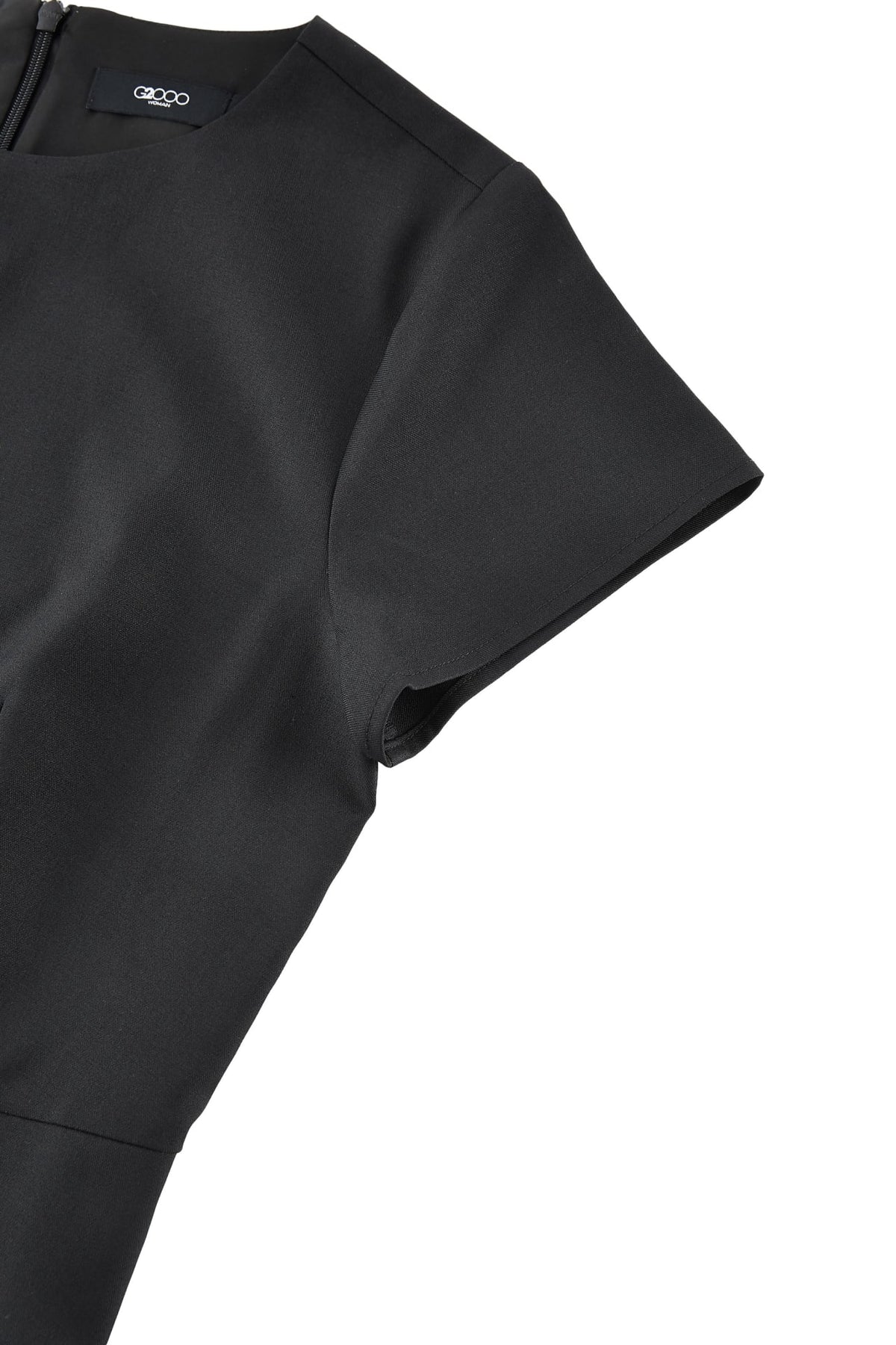 G2000 Dresses Three-Proof Finish Round Neck Short Sleeve Fit & Flare Dress