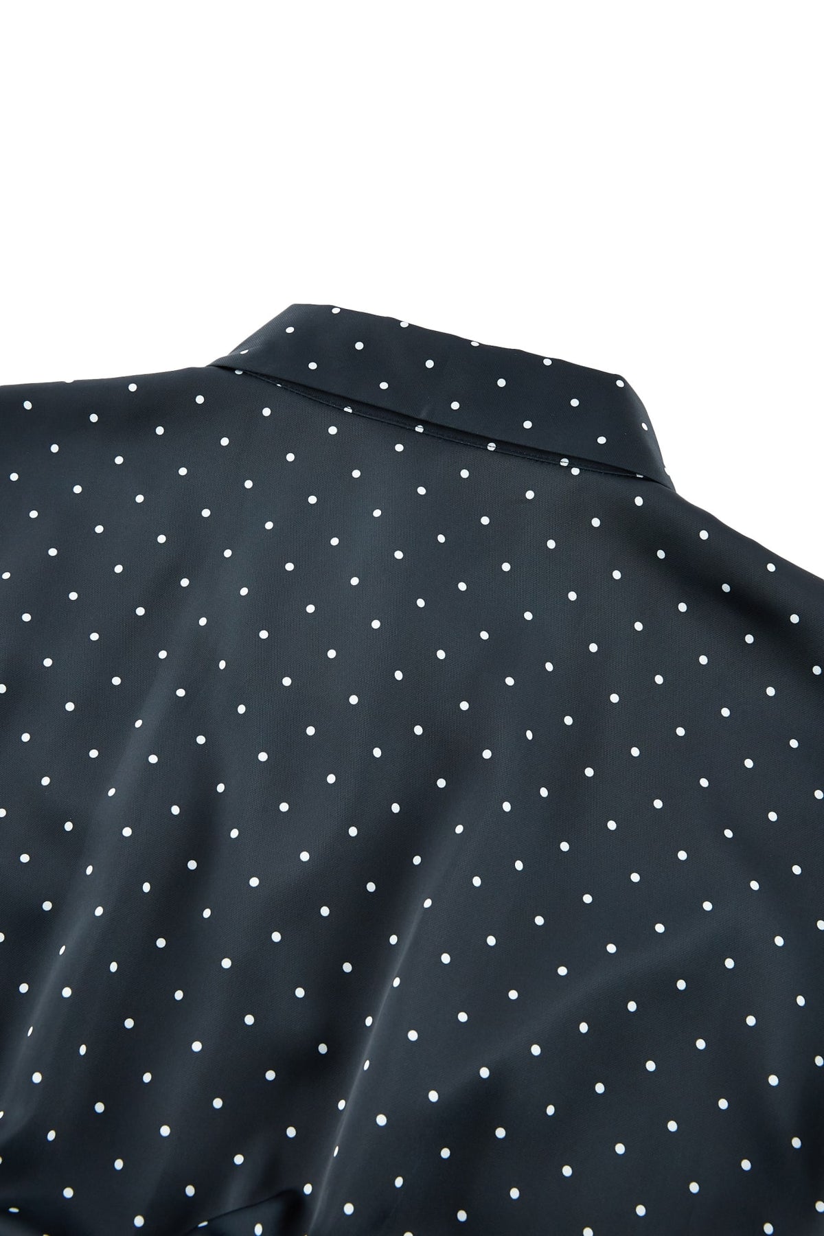 G2000 Dresses Polka Dot Twill Fit & Flare Maxi Shirt Dress With Belt