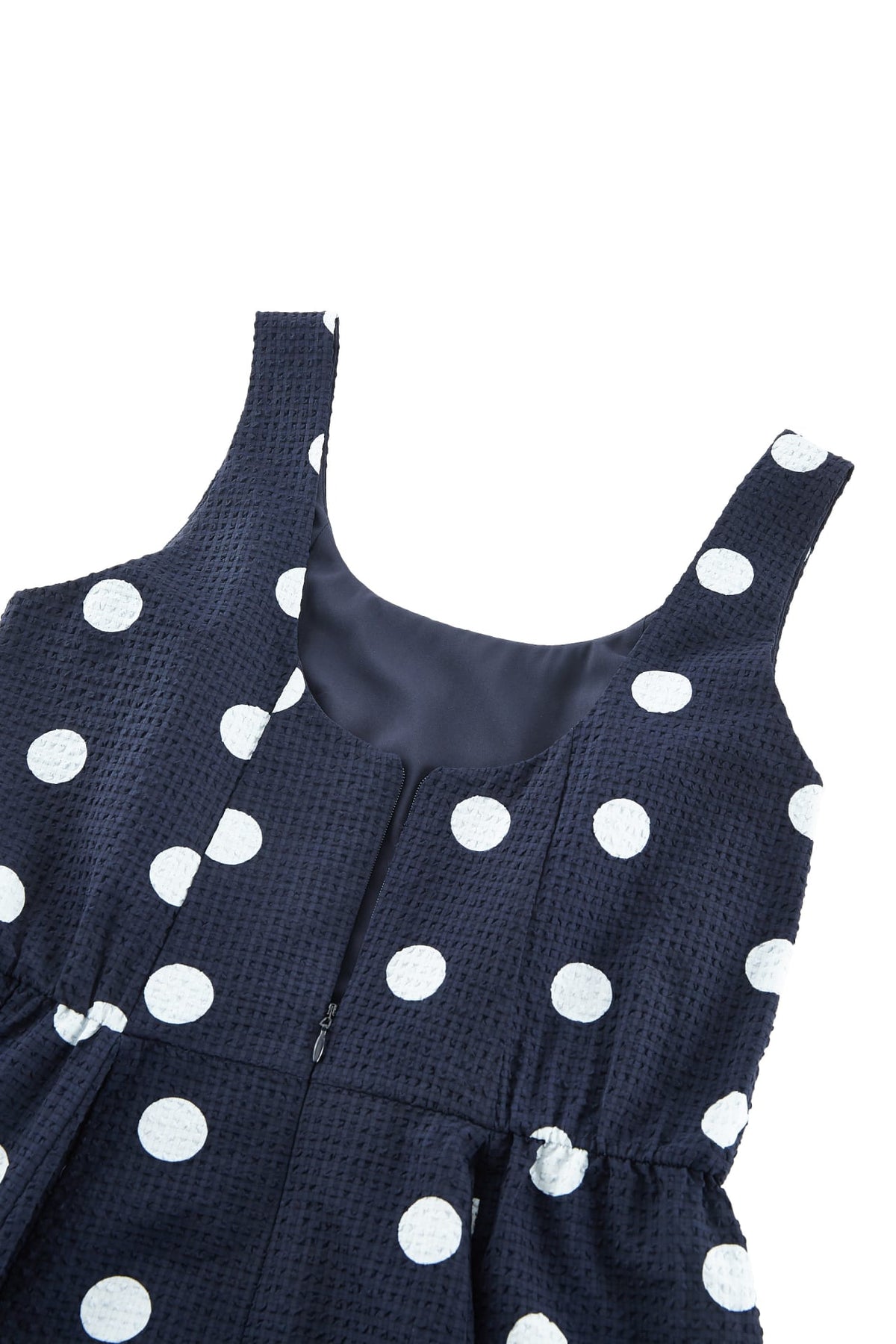 G2000 - Dresses - Polka Dot Square Neck Fit & Flare Dress