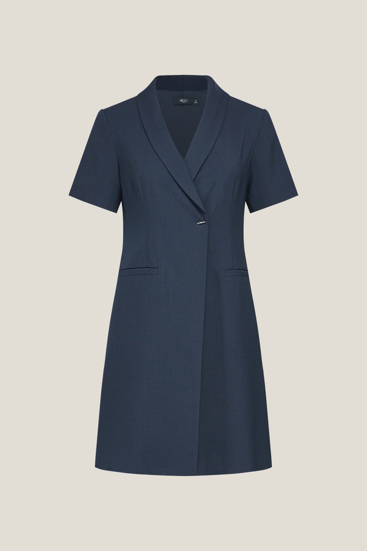 G2000 Dresses Multi-Way Stretch Cool Touch Crepe Short Sleeve Blazer Dress