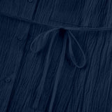 Sheer Dobby Chiffon Relax Fit Casual Shirt