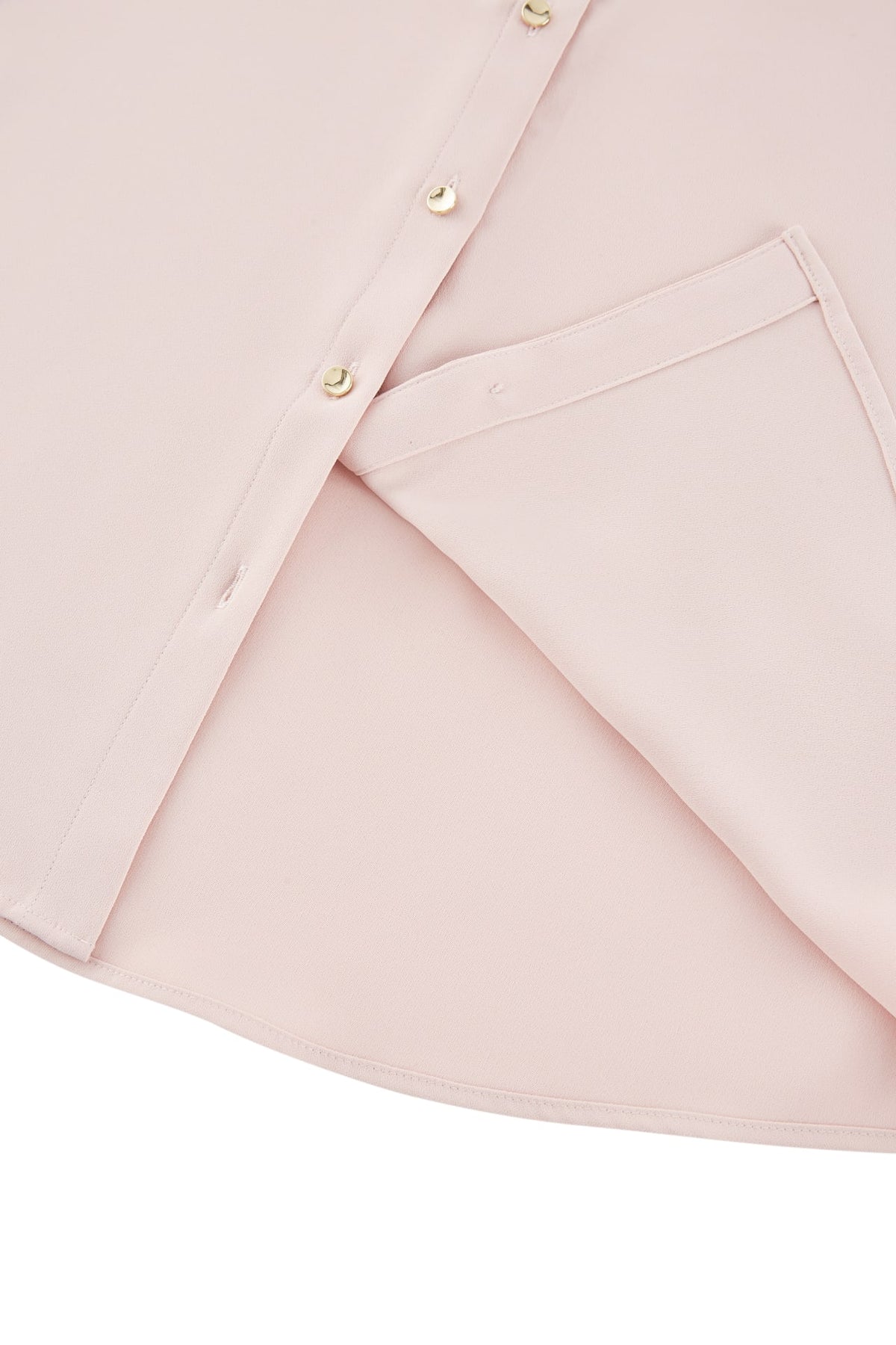 G2000 Blouses Anti Uv Back Crepe Shirt Collar Regular Fit Long Sleeve Blouse With Necklace