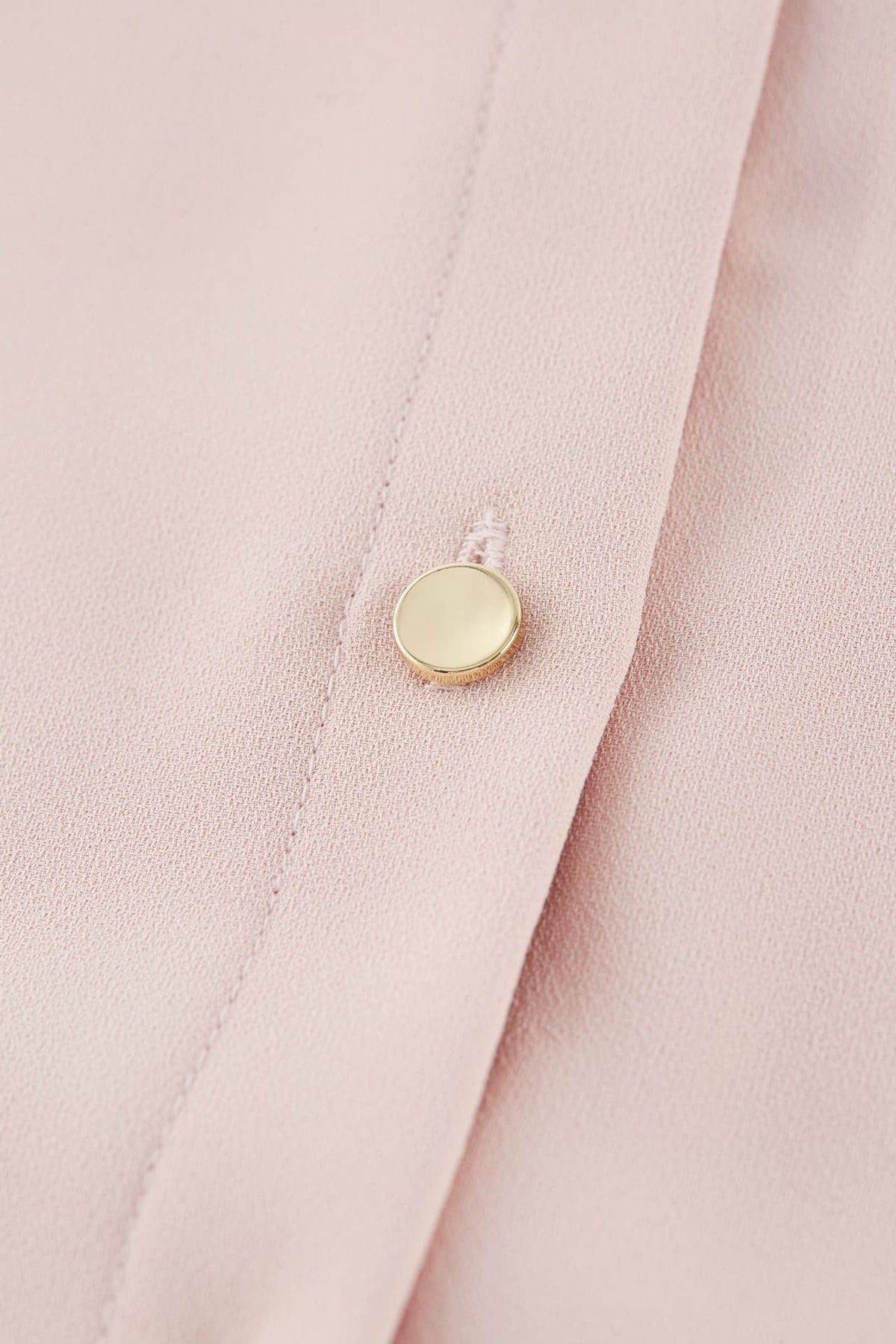 G2000 Blouses Anti Uv Back Crepe Shirt Collar Regular Fit Long Sleeve Blouse With Necklace
