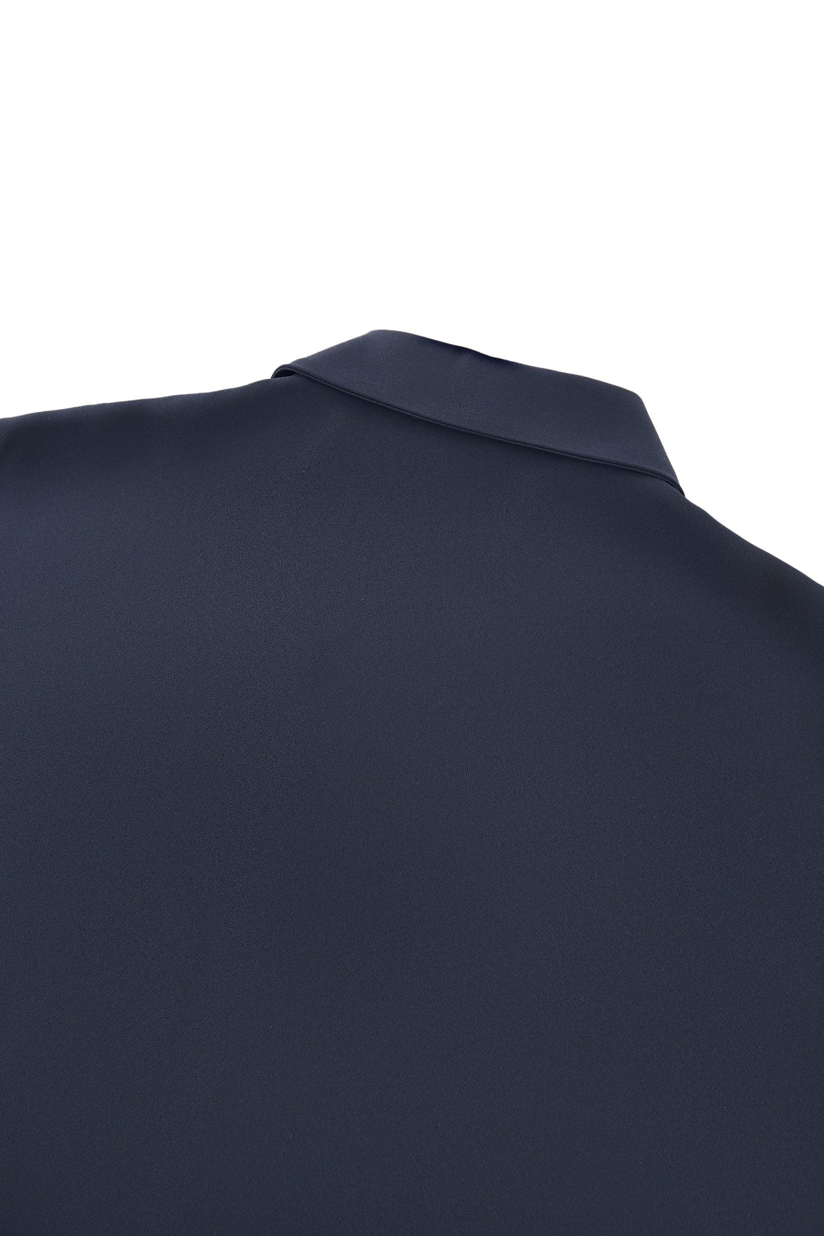 G2000 - Blouses - Anti UV Asymmetric Stand Collar Regular Fit Short Sleeve Shirt
