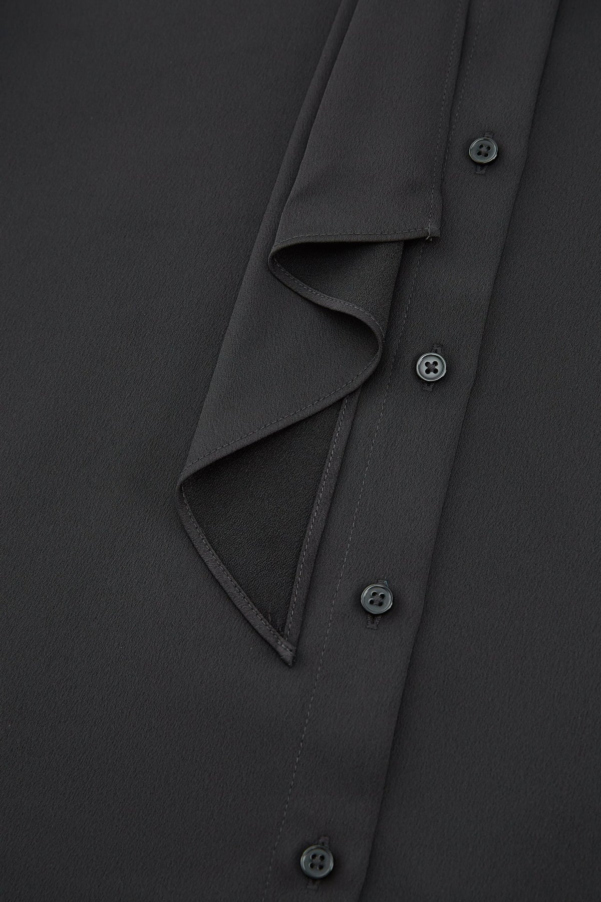 G2000 Blouses Asymmetric Stand Collar Tie Shirt