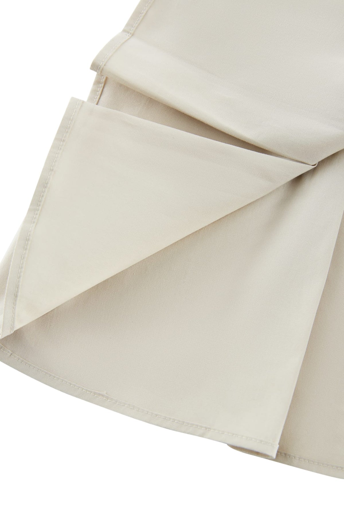 G2000 - Blouses - Pleated Cotton Poplin Stretch Round Neck Regular Fit Short Sleeve Shirt With Self Fabric Tie