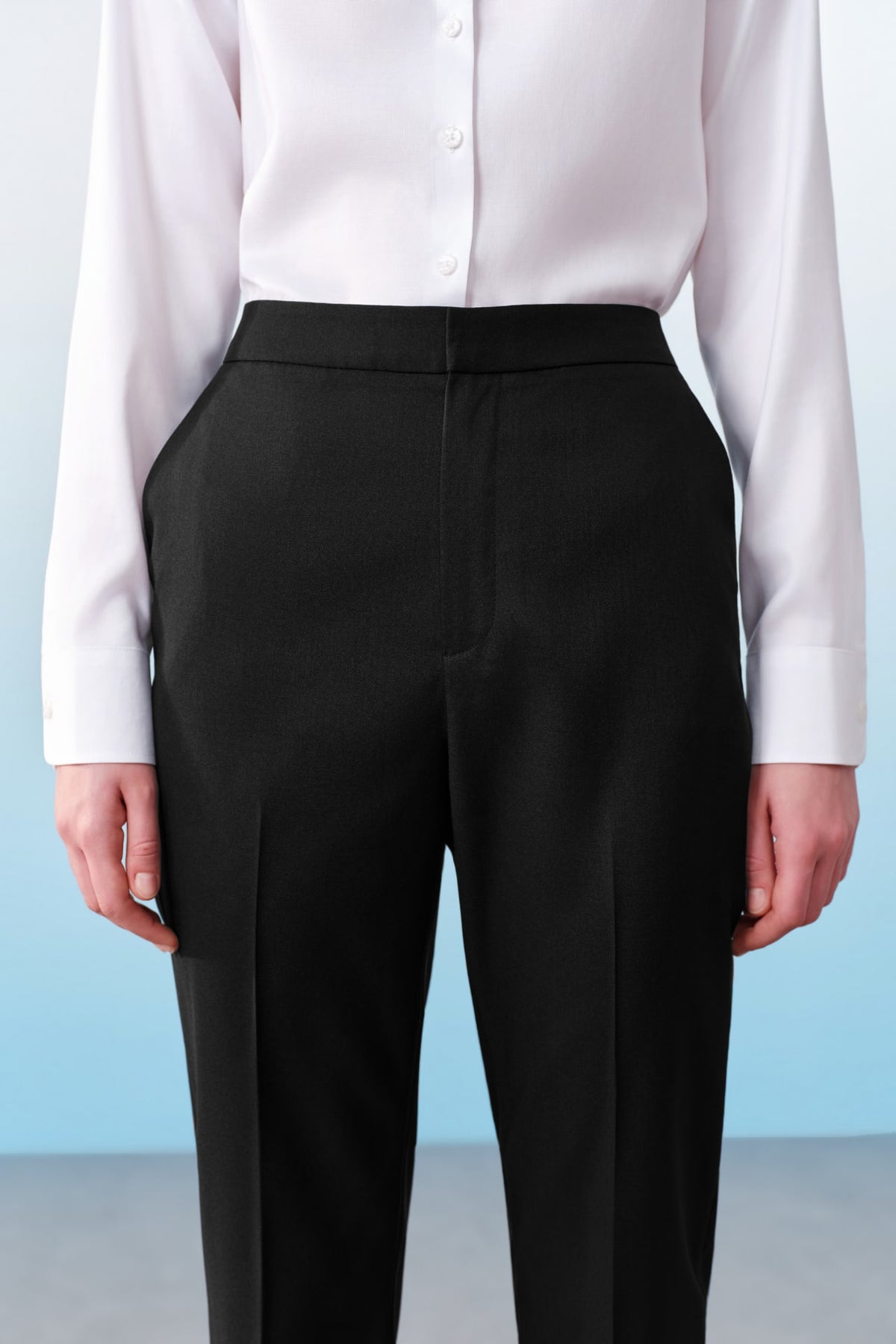 G2000 Pants Three-Proof Finish Twill Straight Leg Suit Pants