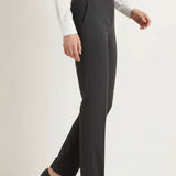 Poly Dobby Straight Leg Suit Pants