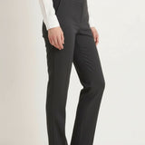 Poly Dobby Straight Leg Suit Pants