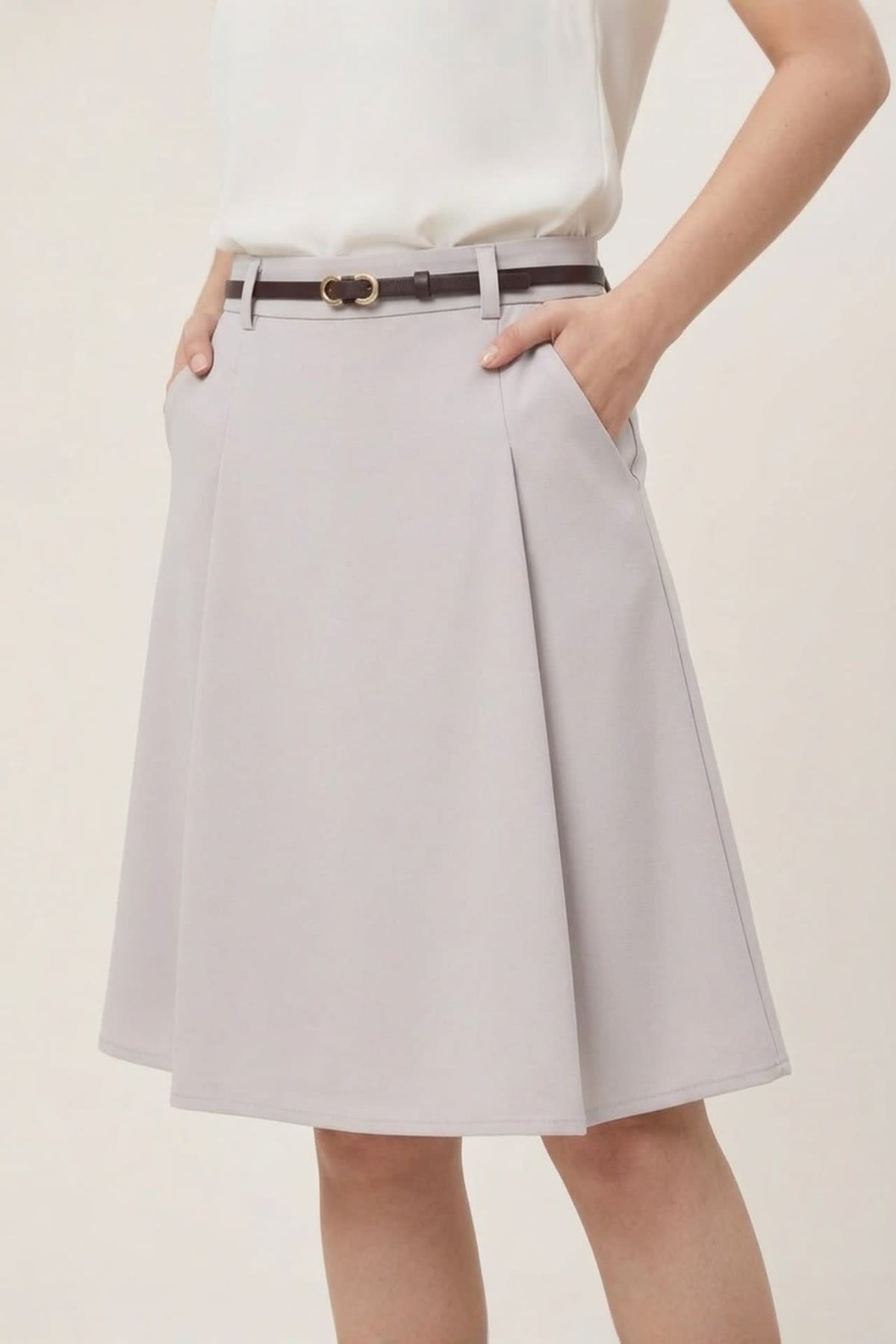 G2000 Skirts Anti UV Cool Touch Poly Twill A-Line Skirt