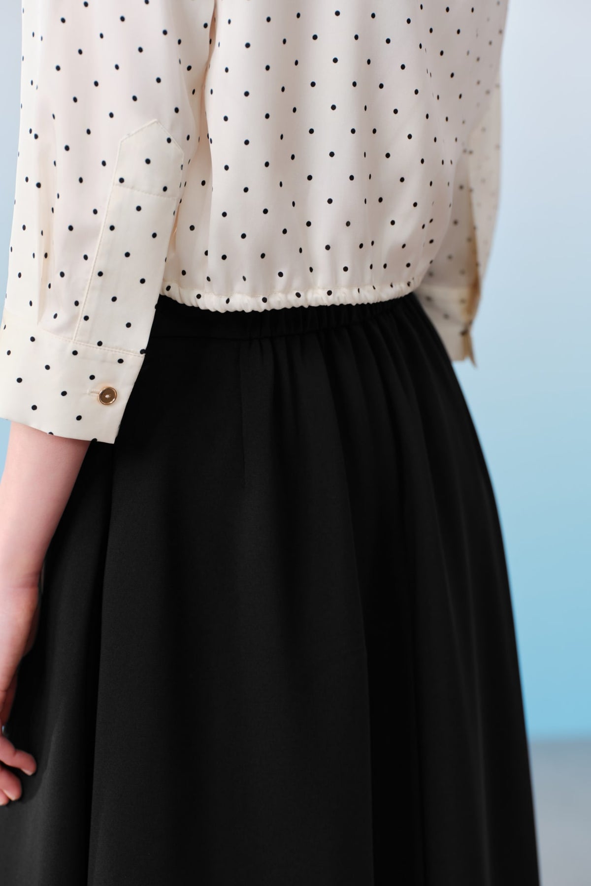 G2000 - Skirts - Multi-Way Stretch Poly Crepe Long Flare Skirt