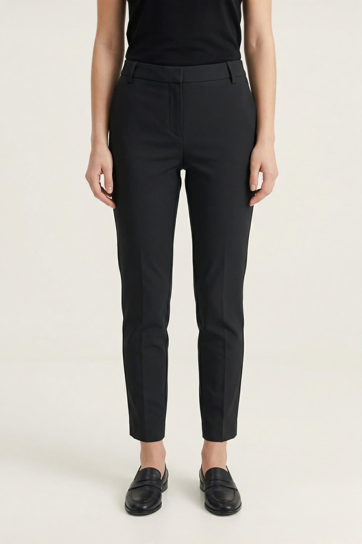 G2000 - Pants - Capri Twill Skinny Casual Pants - Comfort Skinny Fit - Black