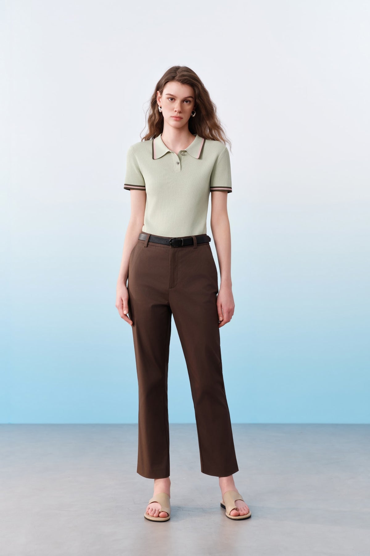 G2000 Pants Cropped Regular Straight Leg Casual Pants Black Olive Regular Straight Leg