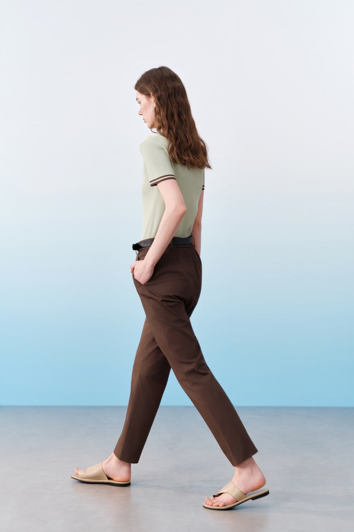G2000 - Pants - Cropped Regular Straight Leg Casual Pants