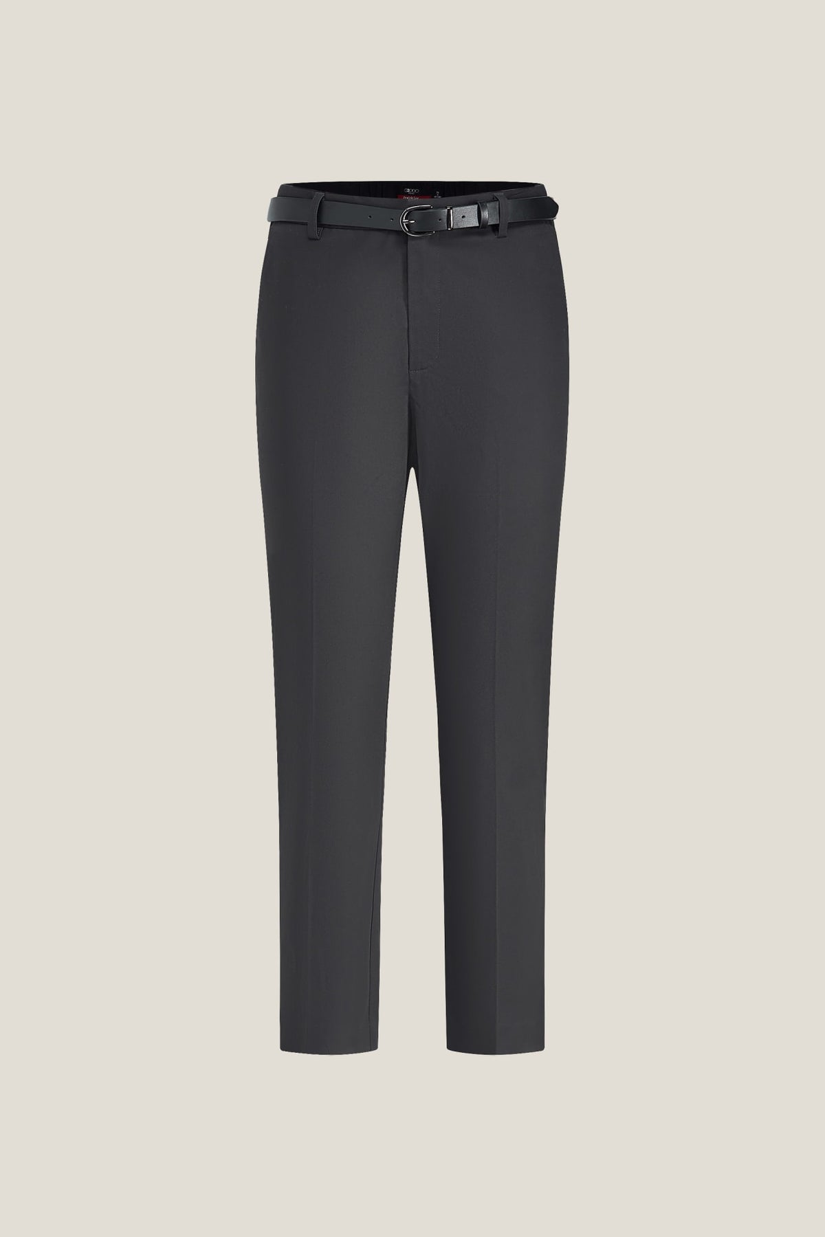 G2000 - Pants - Cropped Regular Straight Leg Casual Pants - Black - Regular Straight Leg