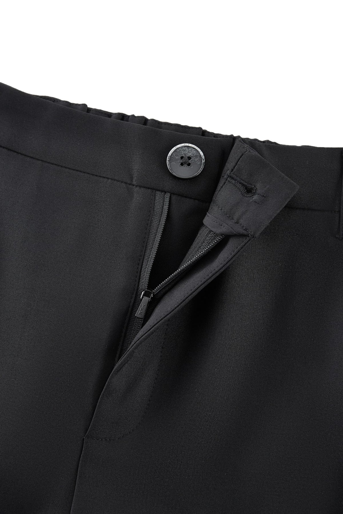 G2000 - Pants - Elastic Waist Belted Capri Cigarette Casual Pants