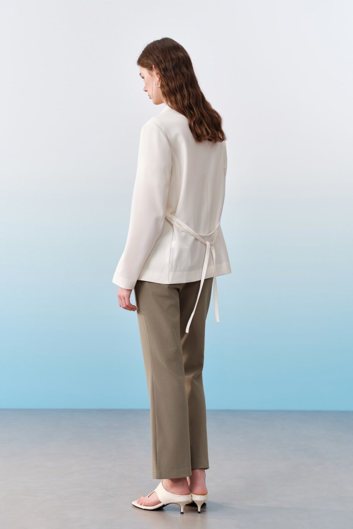 G2000 - Pants - Belted Slim Bootcut Pants