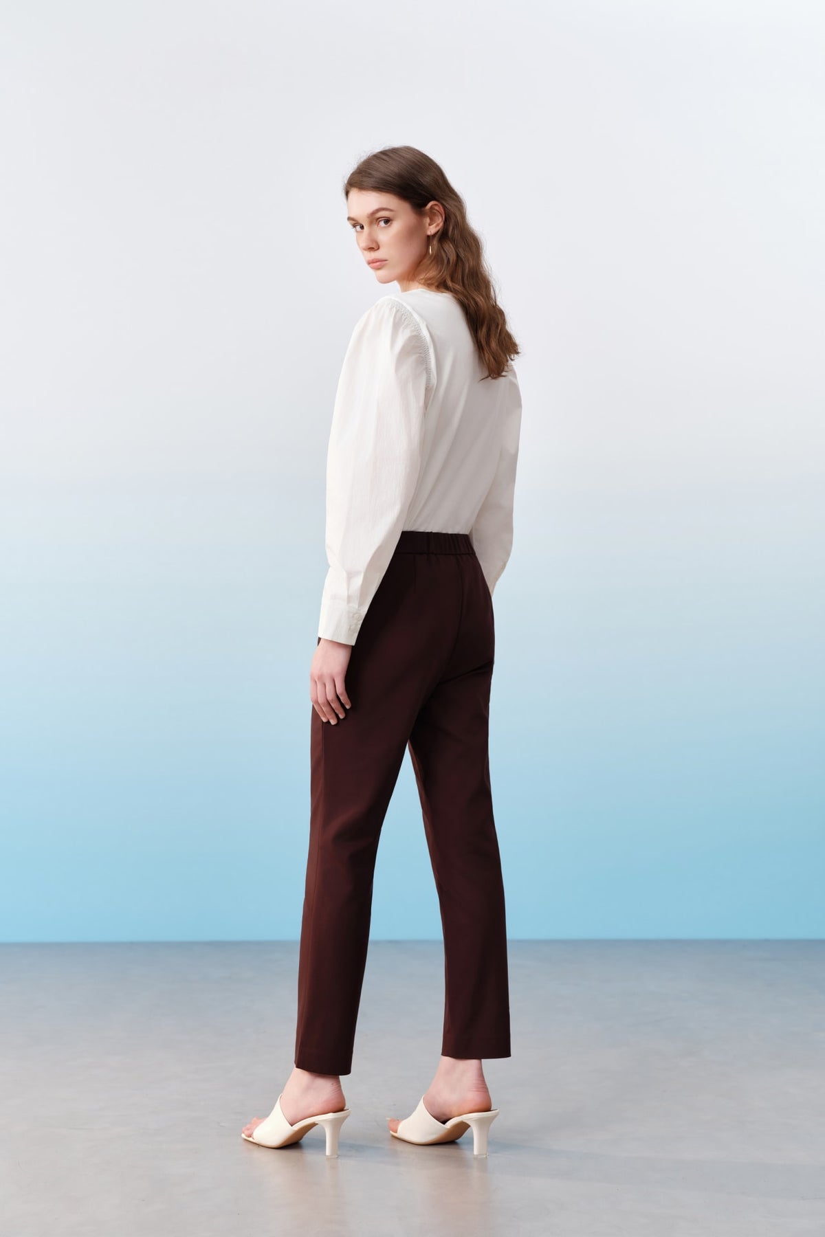 G2000 Pants Cropped Skinny Casual Pants With Belt