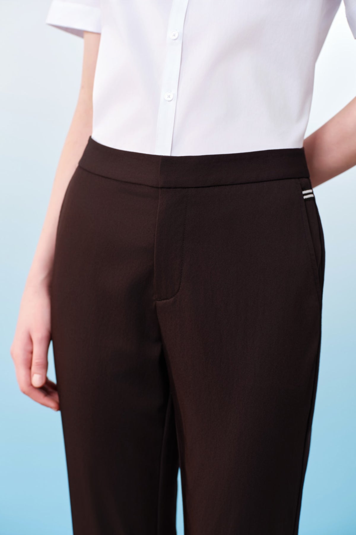 G2000 Pants Elastic Waist Ankle Skinny Casual Pants