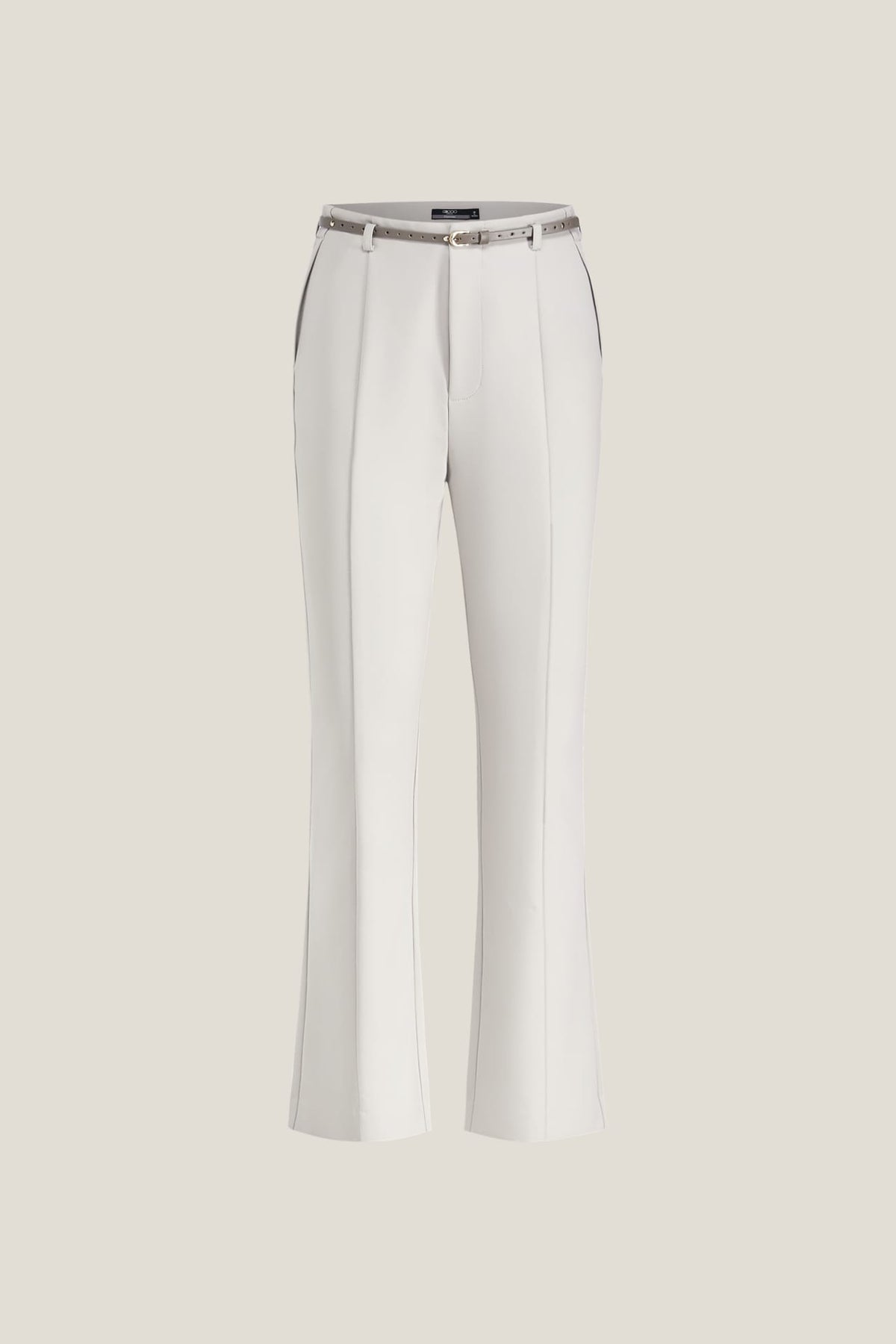 G2000 - Pants - Multi-Way Stretch Belted Slim Bootcut Pants With Belt