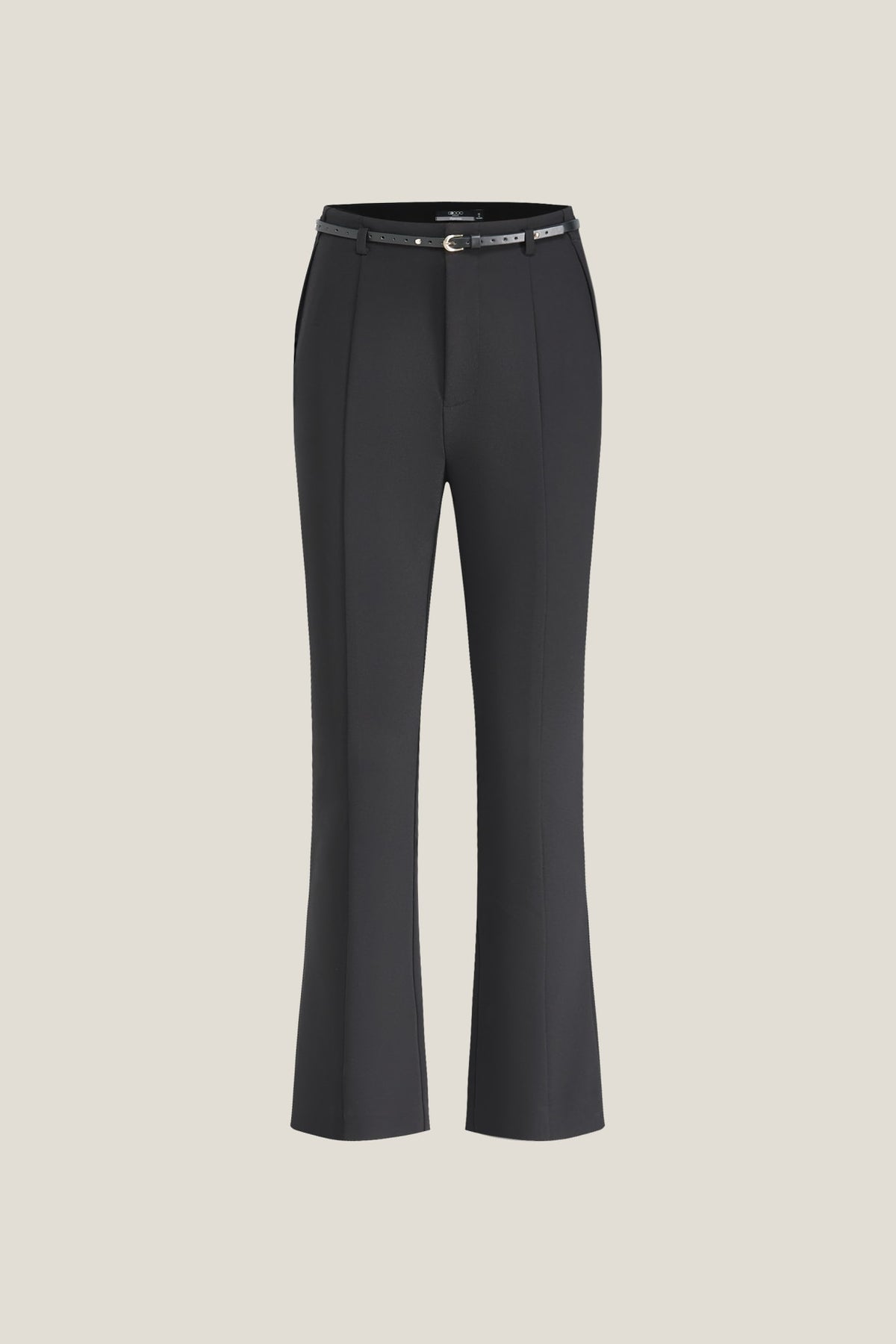 G2000 - Pants - Multi-Way Stretch Belted Slim Bootcut Pants With Belt