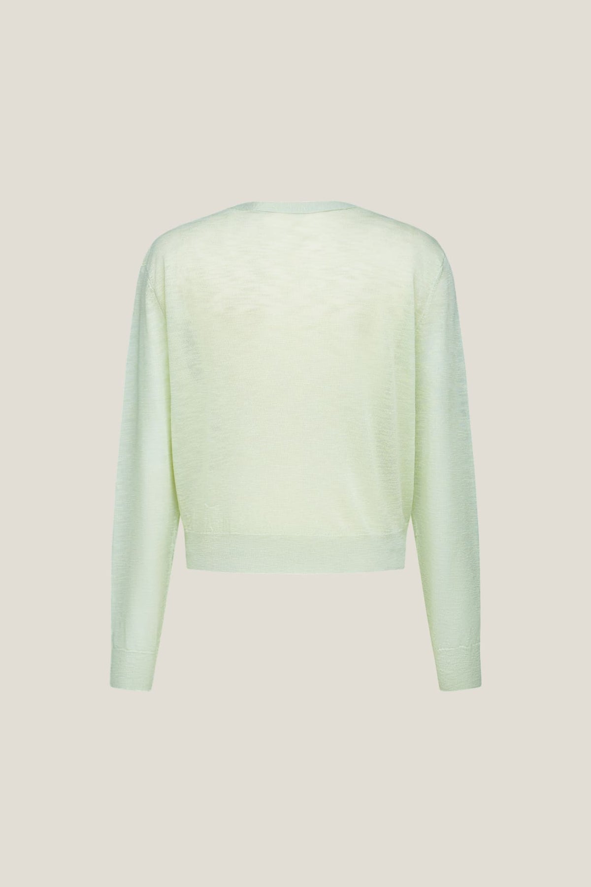 G2000 Cardigans Sheer V-Neck Slub Cardigan