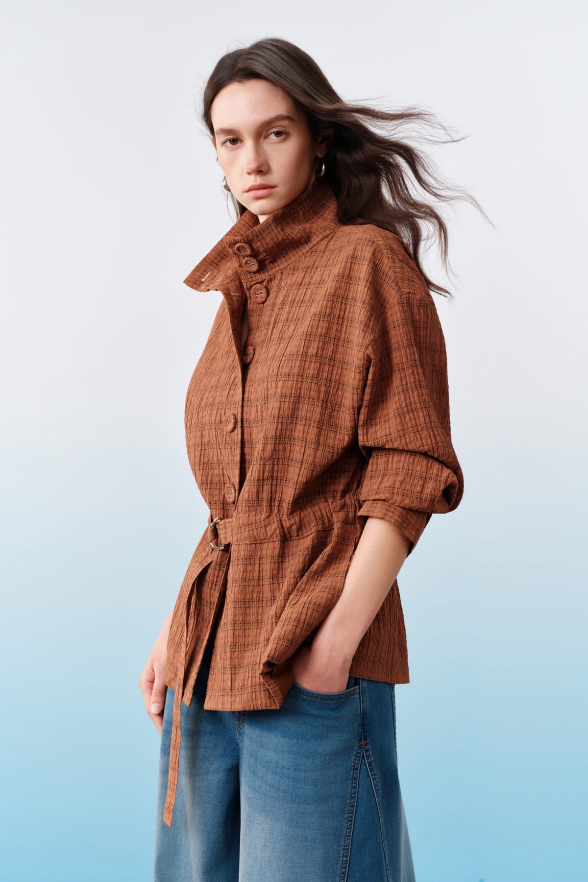 G2000 Coats & Jackets 3D Stand Collar Jacket Mocha No Fit