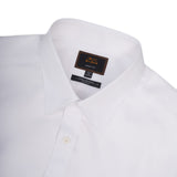 Non-Iron Cotton Silk Blend Cord Texture Smart Fit Long Sleeve Shirt