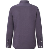 Non-Iron Cotton Silk Blend Cord Texture Smart Fit Long Sleeve Shirt