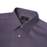 Non-Iron Cotton Silk Blend Cord Texture Smart Fit Long Sleeve Shirt