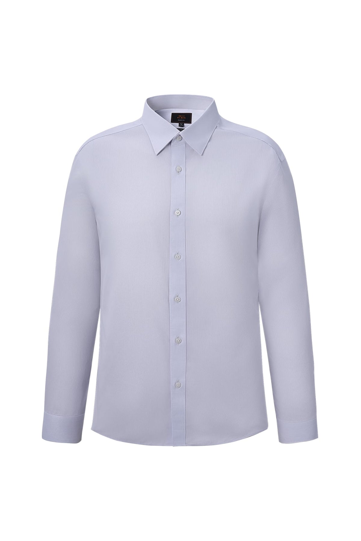 Non-Iron Cotton Silk Blend Cord Texture Smart Fit Long Sleeve Shirt