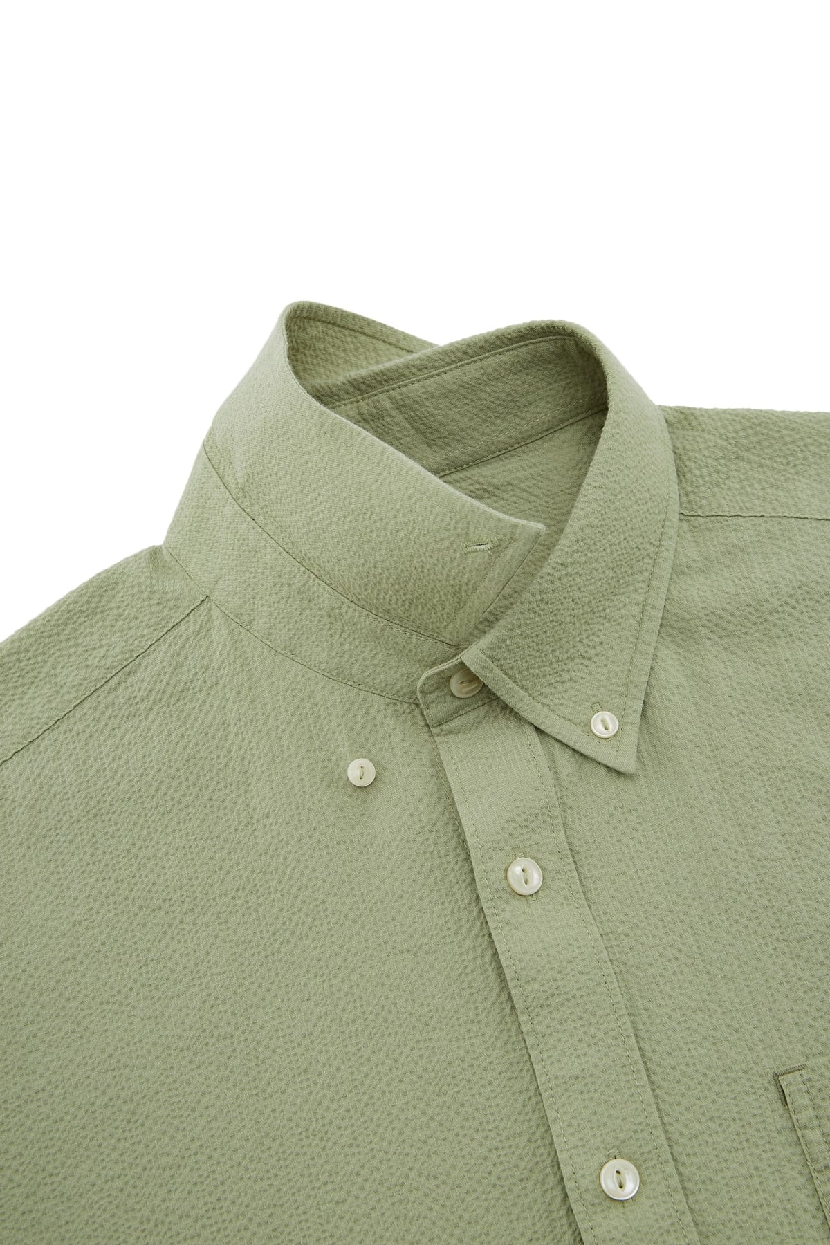G2000 - Shirts - Cotton Stretch Seersucker Comfort Fit Long Sleeve Casual Shirt