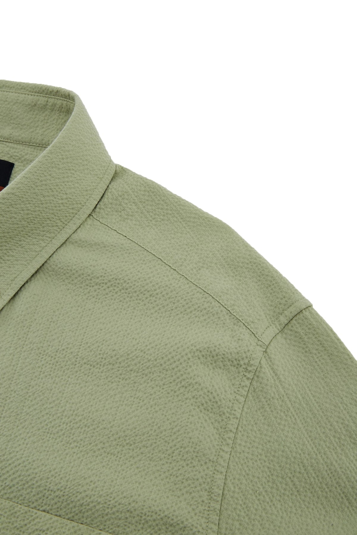 G2000 - Shirts - Cotton Stretch Seersucker Comfort Fit Long Sleeve Casual Shirt