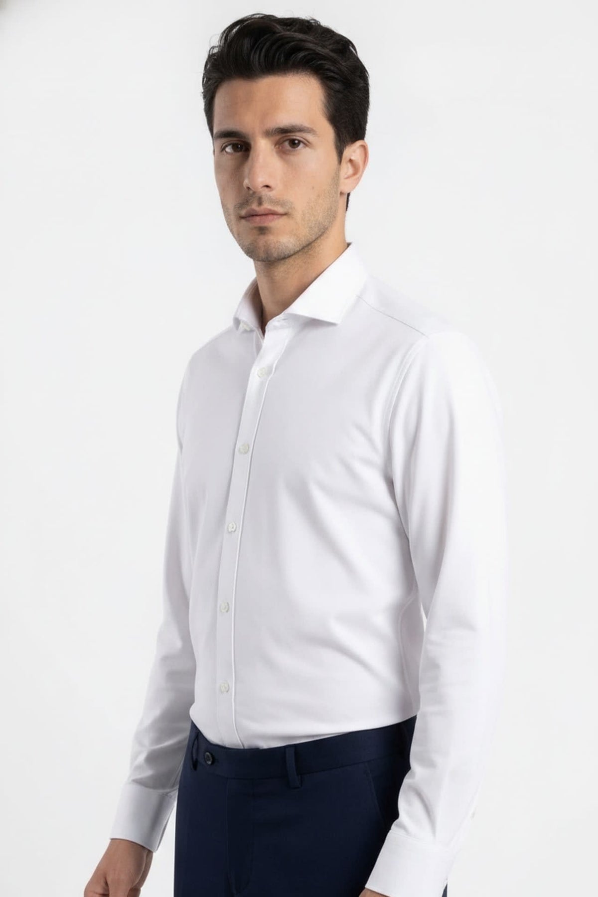 G2000 - Shirts - Non-Iron Silky Touch Twill Smart Fit Long Sleeve Shirt