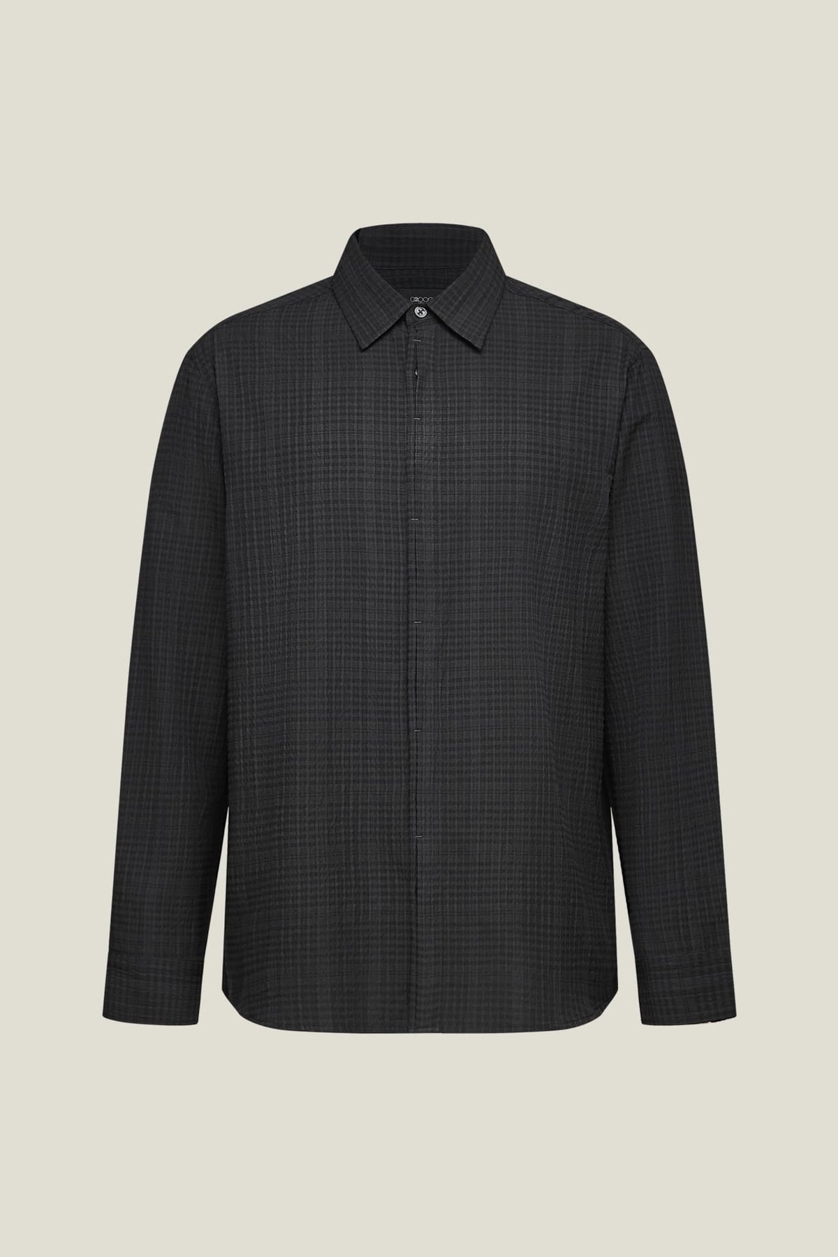 G2000 Shirts Seersucker Check Comfort Fit Long Sleeve Casual Shirt