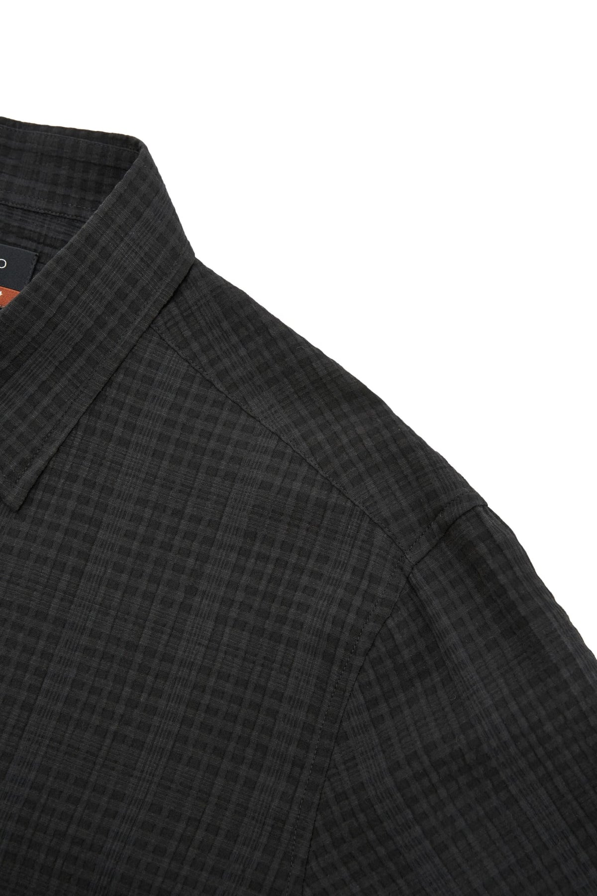 G2000 - Shirts - Seersucker Check Comfort Fit Long Sleeve Casual Shirt