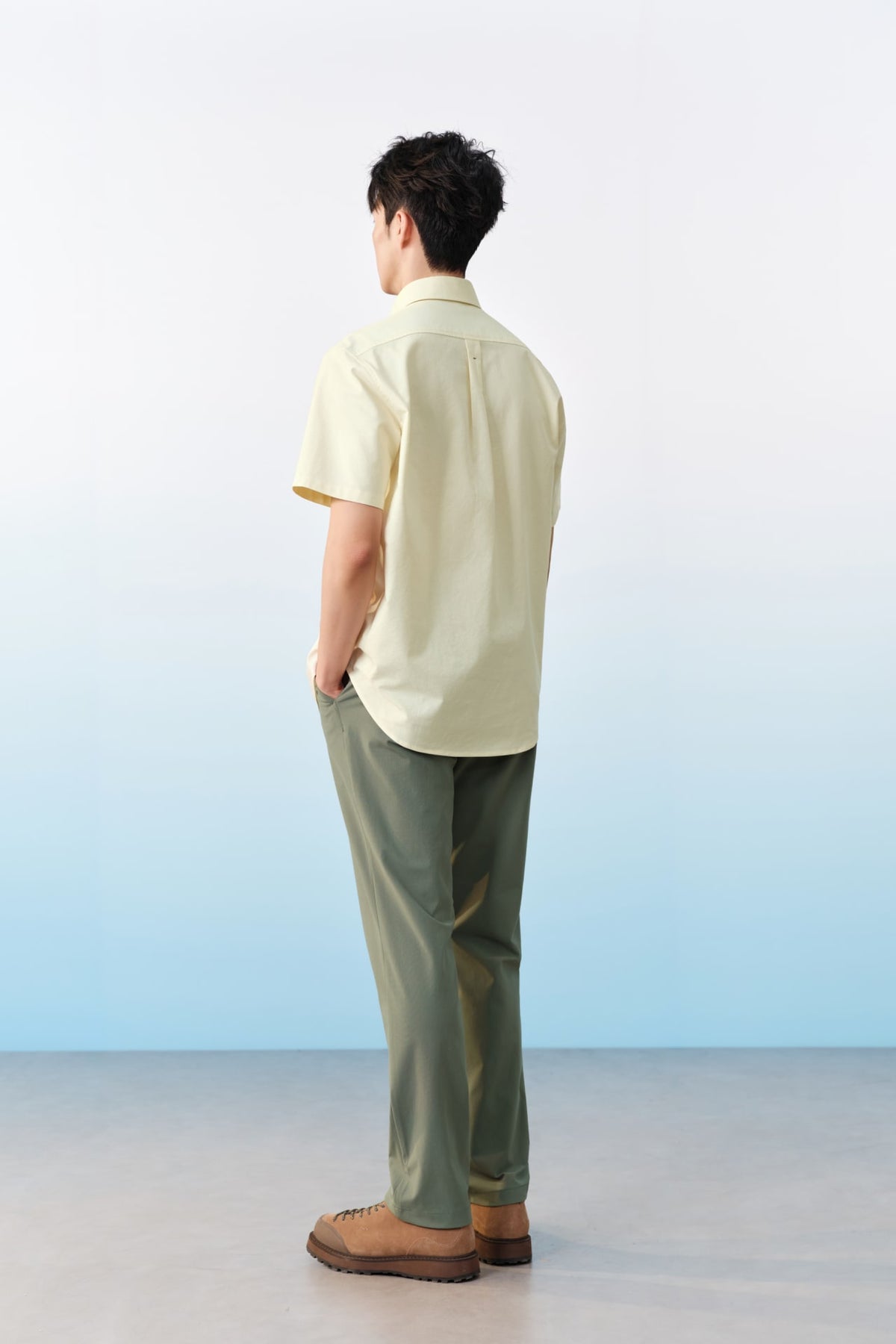 G2000 - Shirts - Wrinkle Free Cotton Oxford Relax Fit Short Sleeve Casual Shirt
