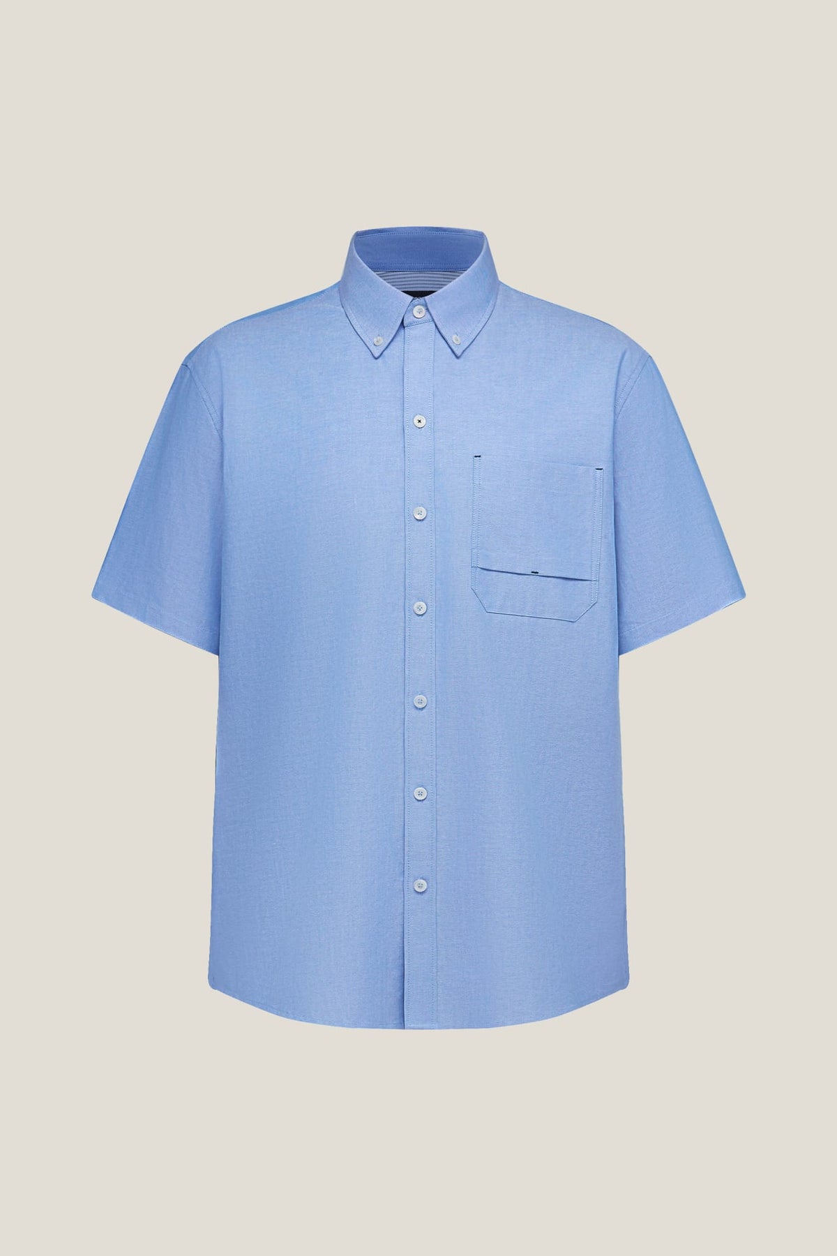 G2000 Shirts Winkle Free Cotton Oxford Relax Fit Short Sleeve Casual Shirt