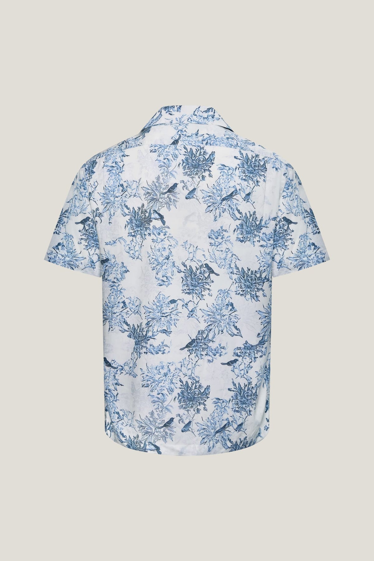 G2000 - Shirts - Modal Blend Botanical Print Relax Fit Short Sleeve Casual Shirt