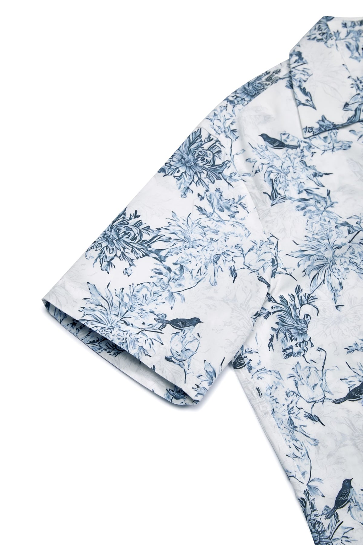 G2000 - Shirts - Modal Blend Botanical Print Relax Fit Short Sleeve Casual Shirt