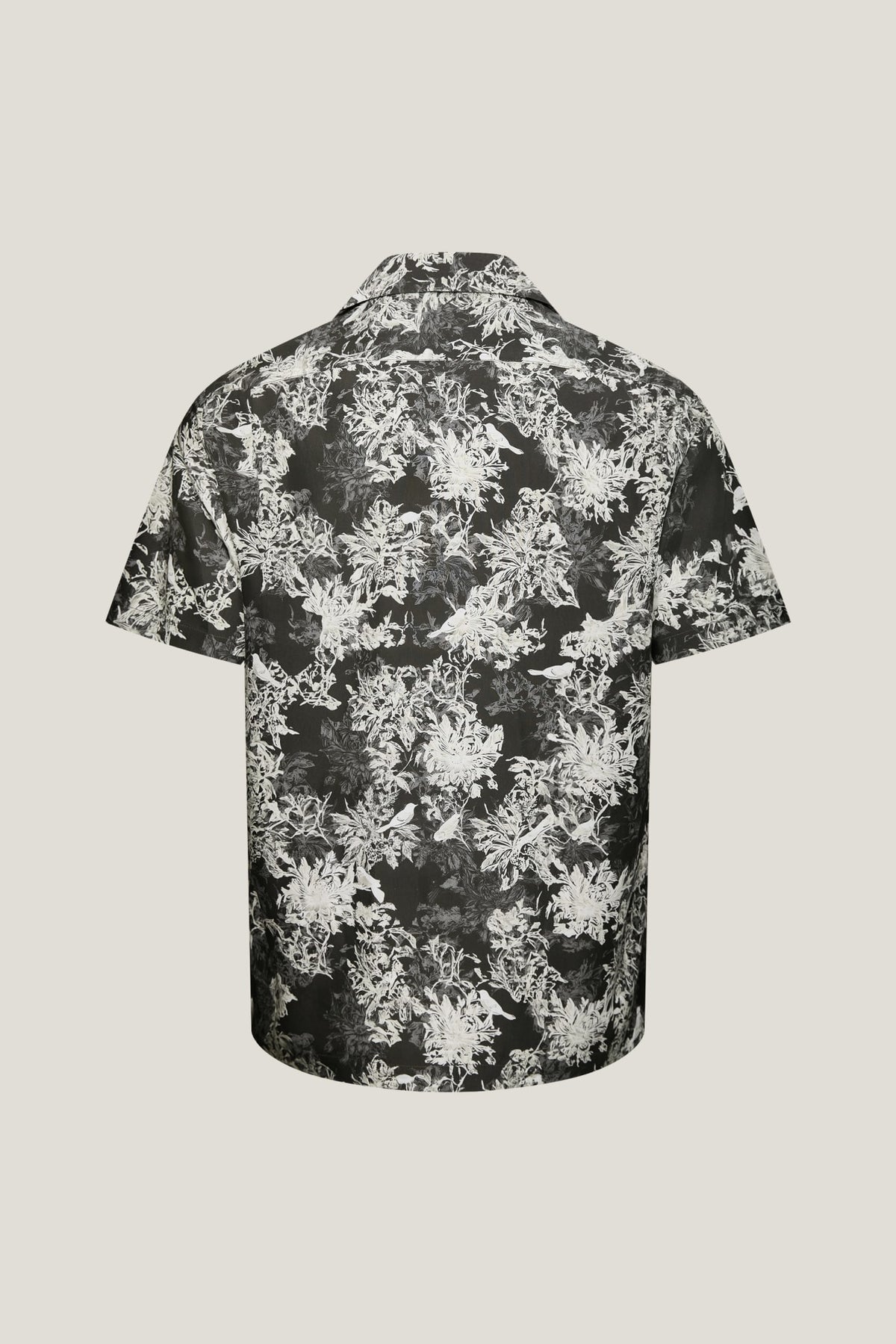 G2000 - Shirts - Modal Blend Botanical Print Relax Fit Short Sleeve Casual Shirt